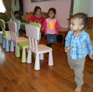 Little Dalrling Childcare playing musical chairs